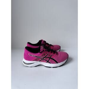 Asics Ladies Gel-Flux-5 Running Shoes-Sz 7.5 Pink Great Condition
